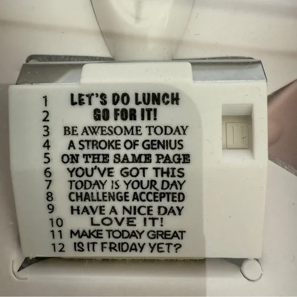 New Laura Ashley Motivational Stamp & Ink Pad Set - Picture 3 of 3